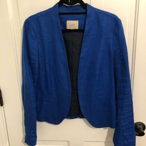 Loft Linen Blue Blazer